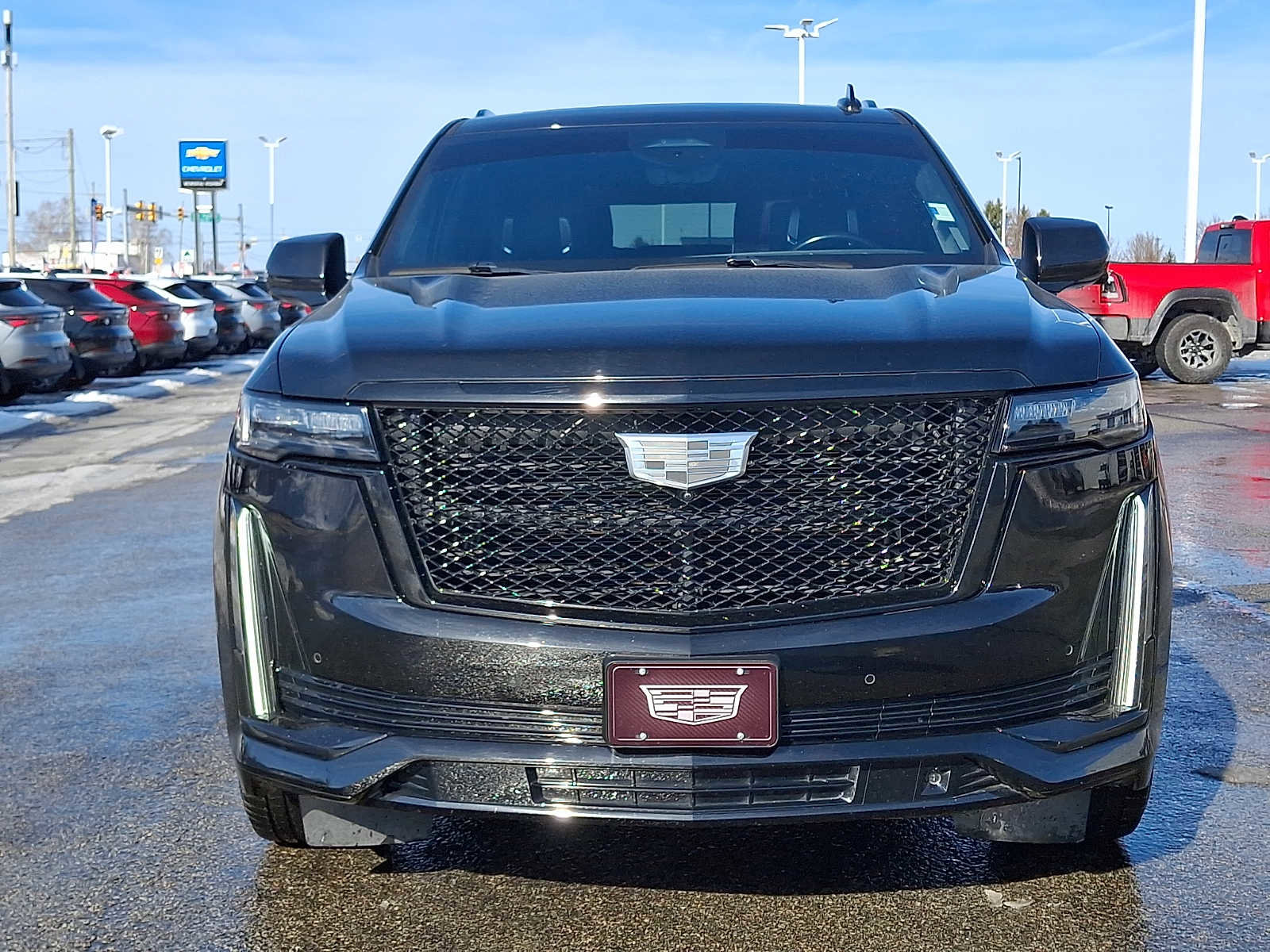 Used 2021 Cadillac Escalade ESV Sport Platinum w/ LPO, ONYX Package image 3