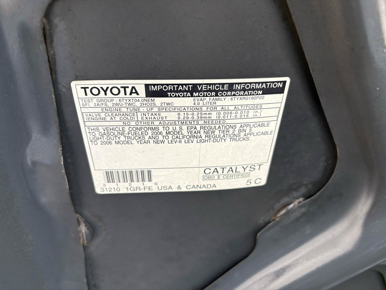 Used 2006 Toyota Tundra 2WD Regular Cab image 29