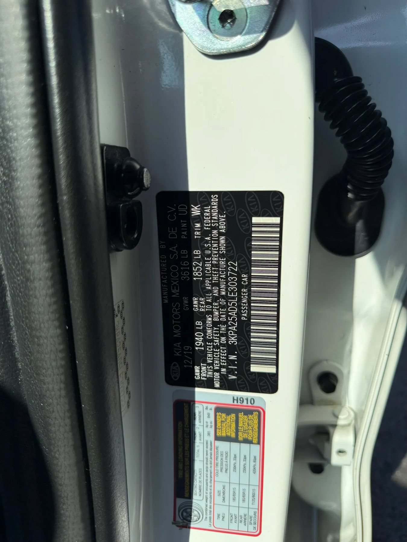 Used 2020 Kia Rio S FWD image 40