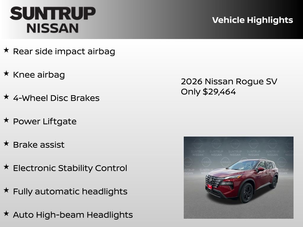 New 2026 Nissan Rogue SV AWD/4WD image 23