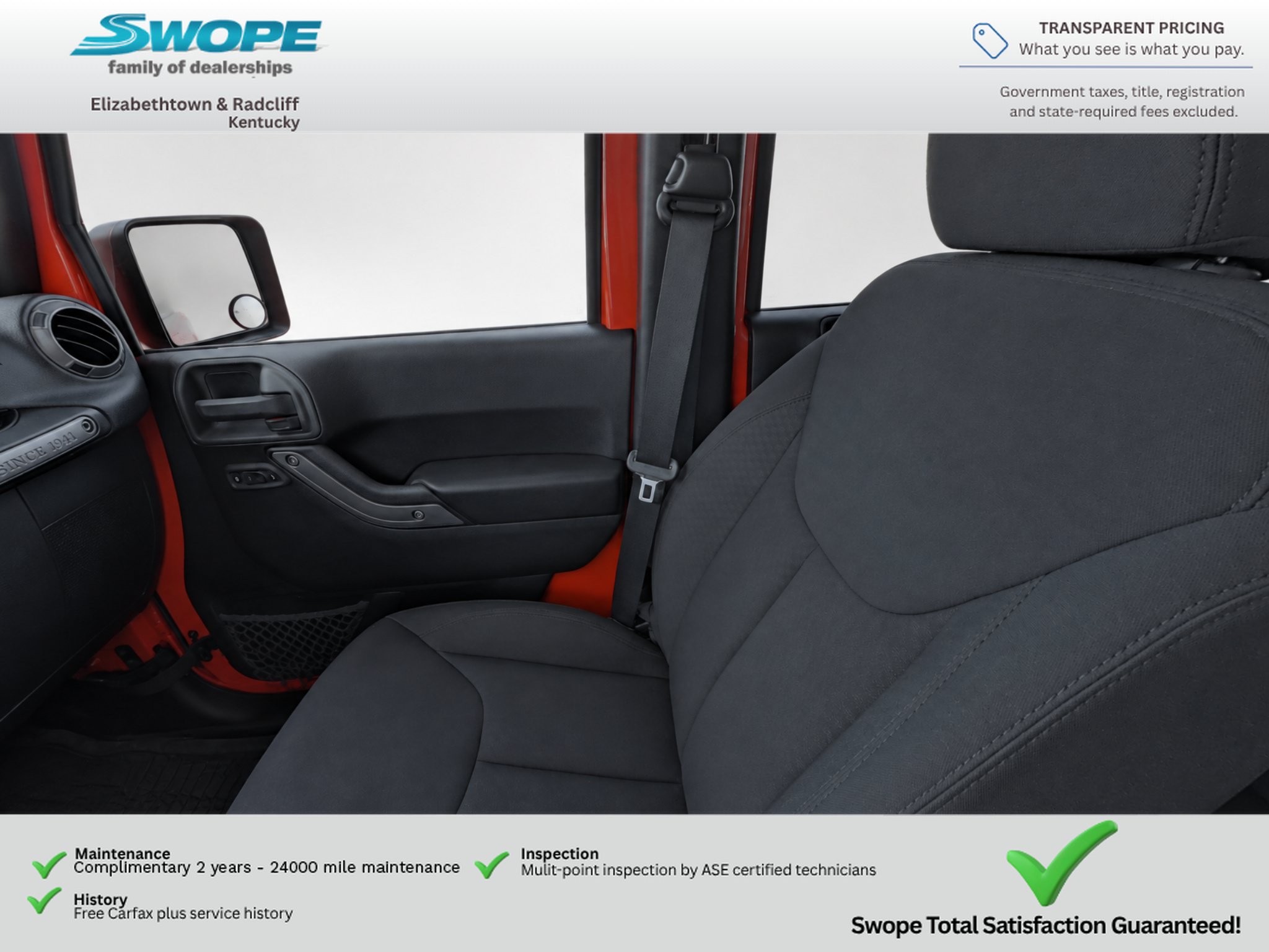 Used 2015 Jeep Wrangler Unlimited Sport w/ Quick Order Package 24S AWD/4WD image 16