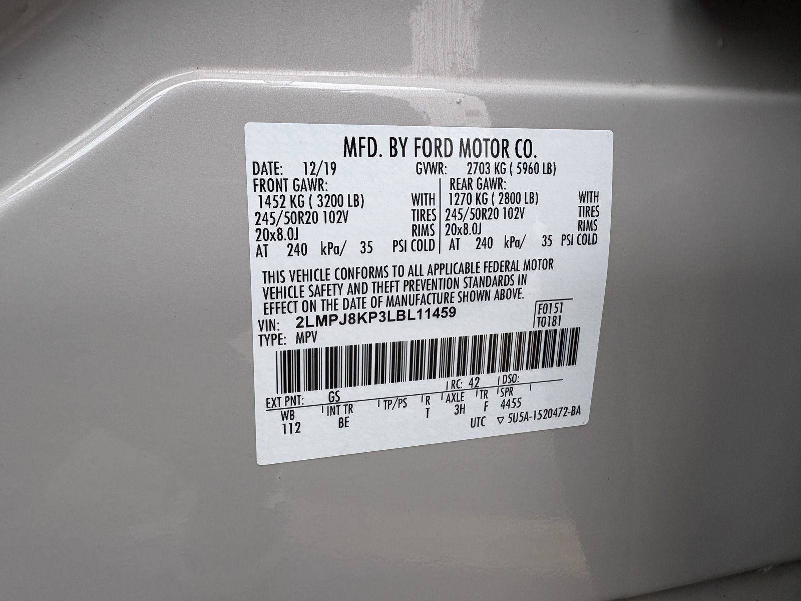 Used 2020 Lincoln Nautilus Reserve image 17