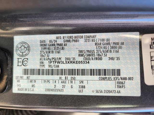 Certified 2024 Ford F150 XLT AWD/4WD image 26