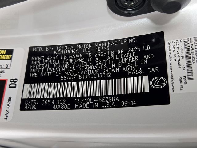 New 2025 Lexus ES 350 w/ Premium Package FWD image 21