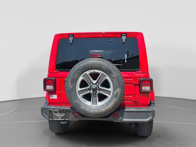 Used 2021 Jeep Wrangler Unlimited Sahara w/ Uconnect 4C Nav & Sound Group AWD/4WD image 5