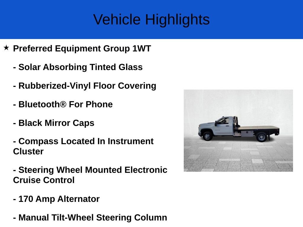 New 2025 Chevrolet Silverado 3500 W/T w/ WT Convenience Package image 2