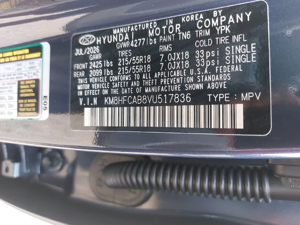 New 2027 Hyundai Kona SEL Sport AWD/4WD image 33