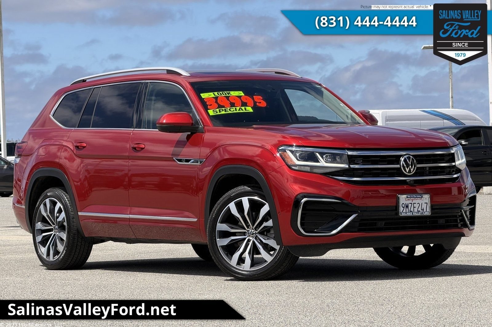 Used 2022 Volkswagen Atlas SEL Premium AWD/4WD image 1