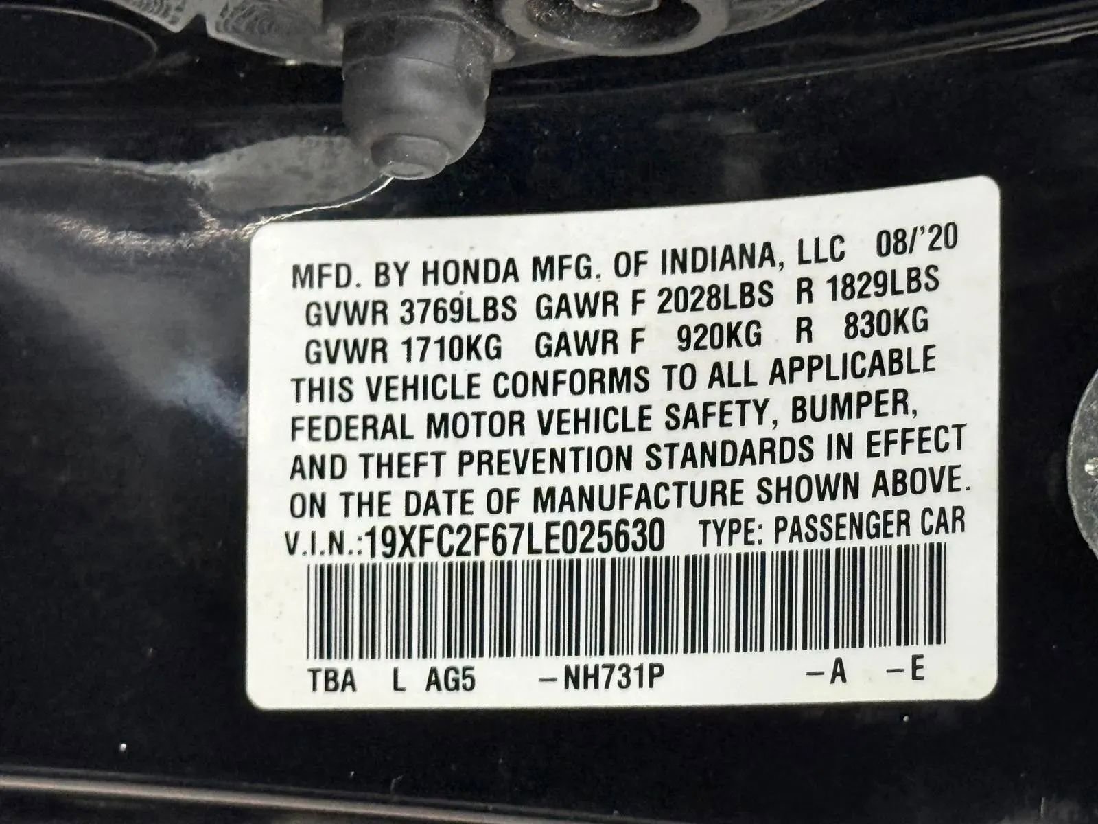 Used 2020 Honda Civic LX image 39