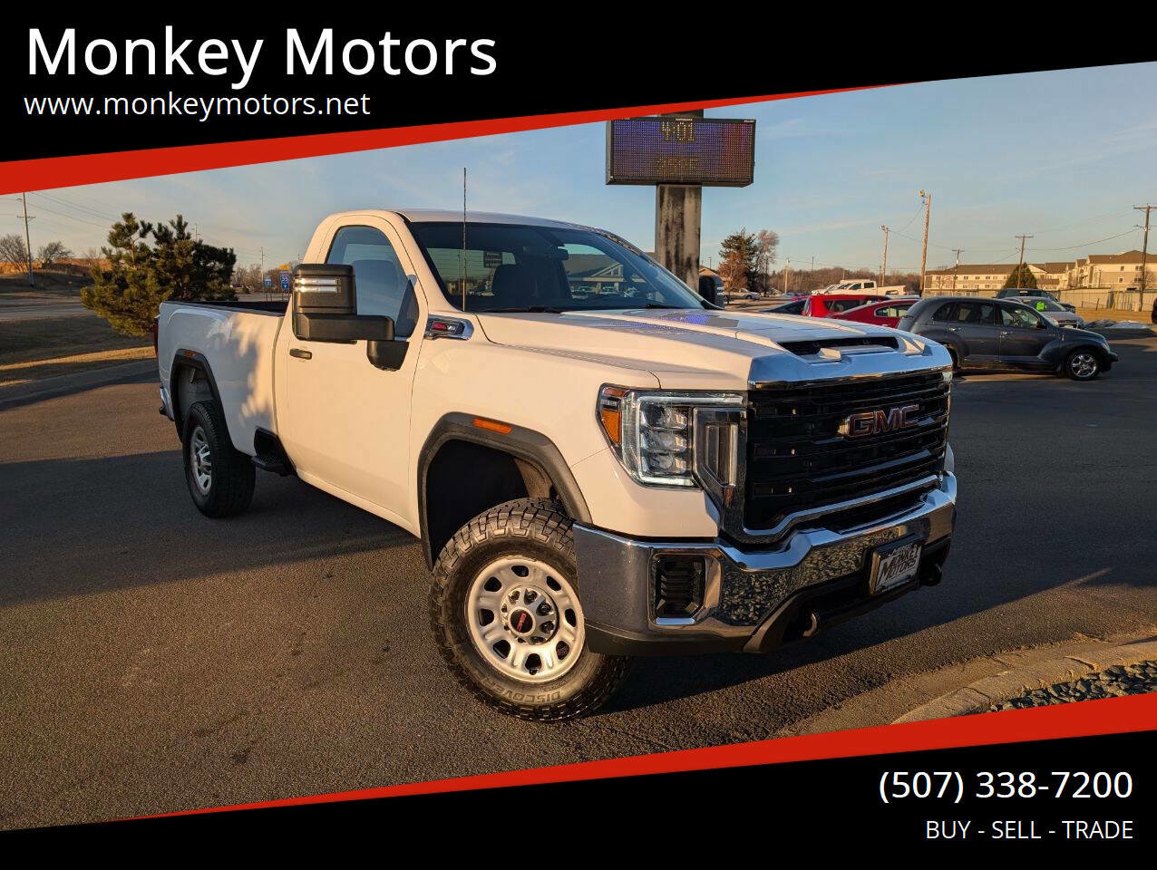 Used 2021 GMC Sierra 3500 4x4 Regular Cab