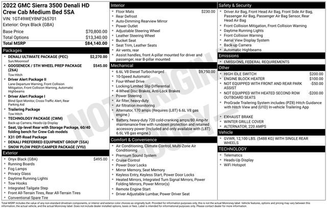 Used 2022 GMC Sierra 3500 Denali w/ Denali Ultimate Package image 2