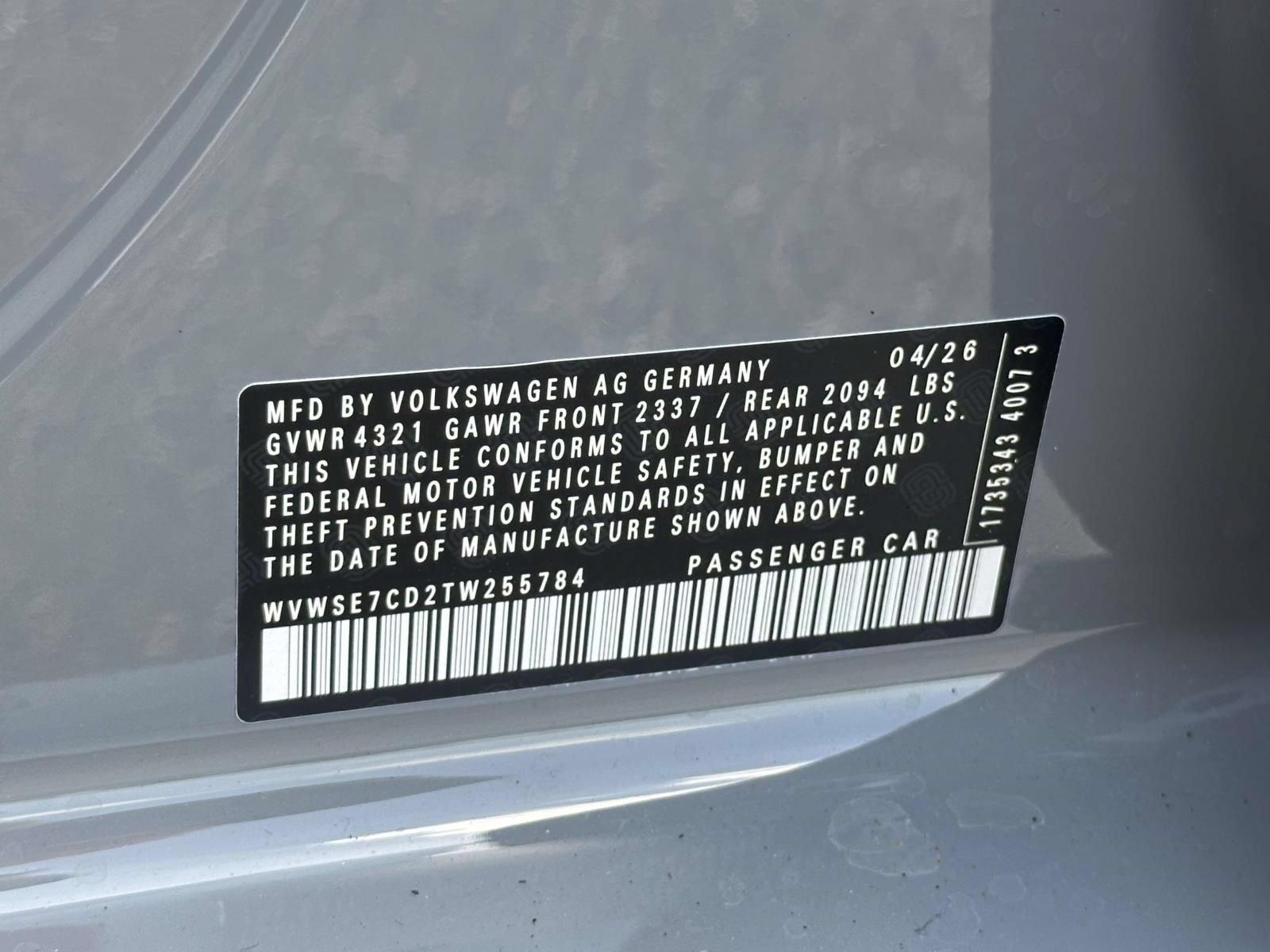 New 2026 Volkswagen GTI SE FWD image 16