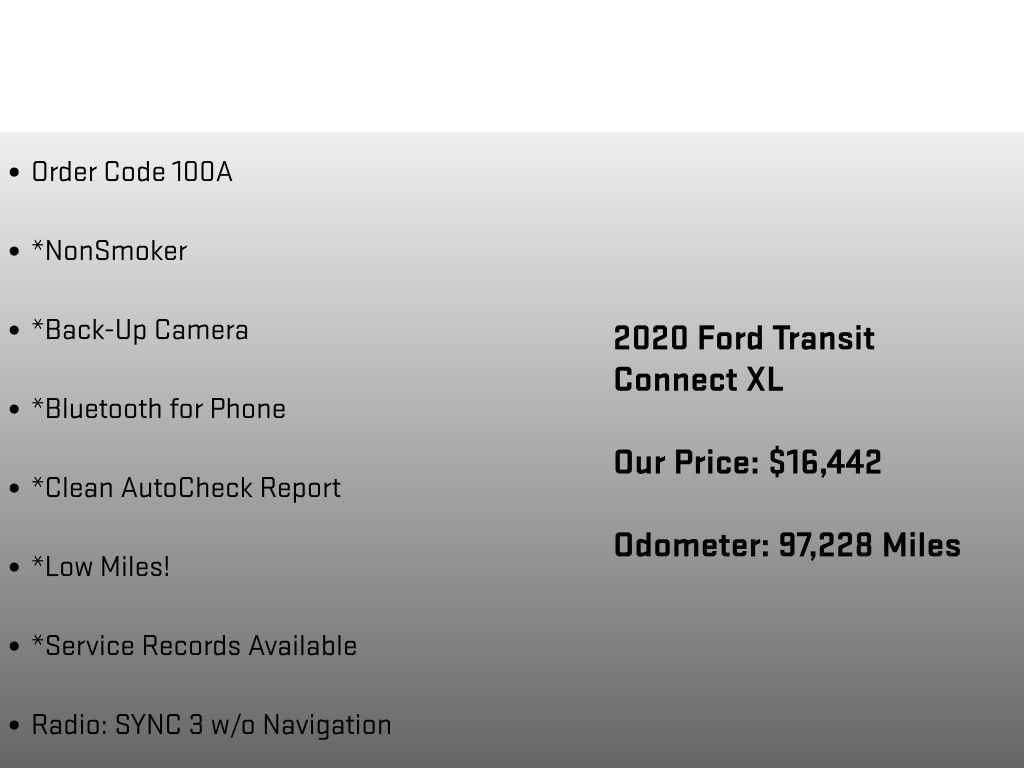 Used 2020 Ford Transit Connect XL FWD image 6