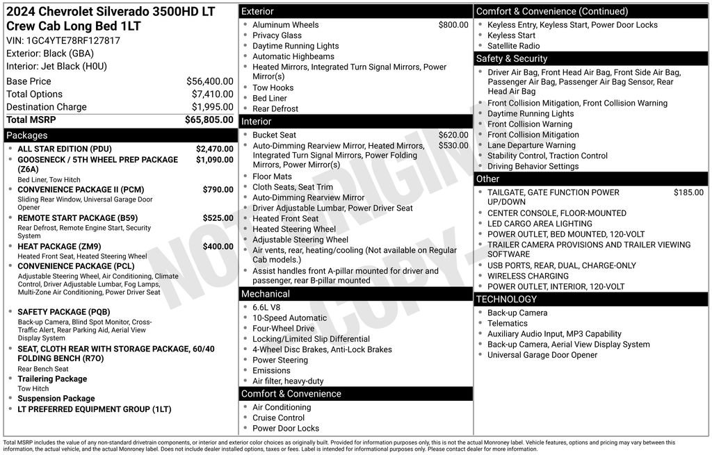 Used 2024 Chevrolet Silverado 3500 LT w/ All Star Edition AWD/4WD image 27