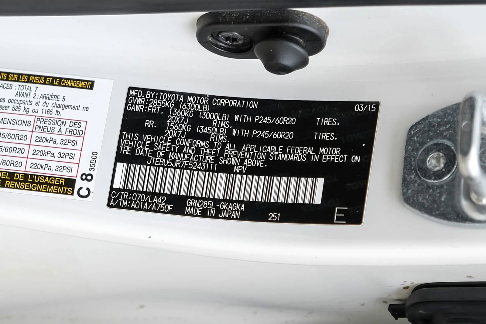 Used 2015 Toyota 4Runner Limited AWD/4WD image 67