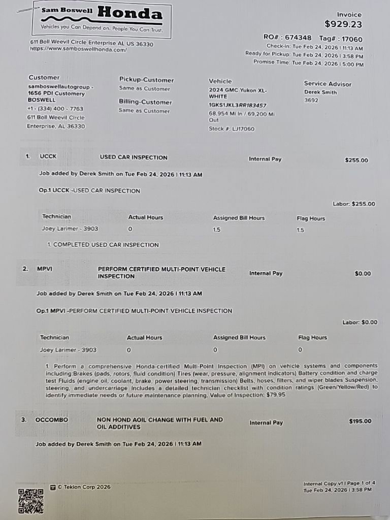 Used 2024 GMC Yukon XL Denali image 57