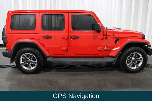 Used 2020 Jeep Wrangler Unlimited Sahara w/ Uconnect 4C Nav & Sound Group AWD/4WD image 2