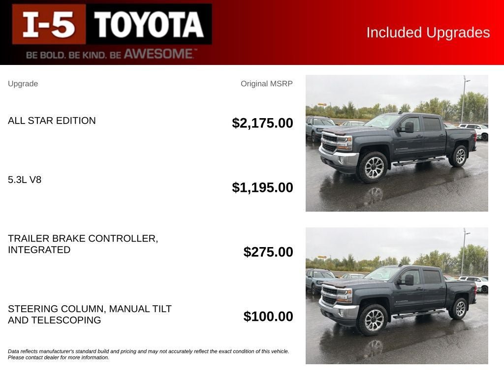 Used 2017 Chevrolet Silverado 1500 LT w/ All Star Edition AWD/4WD image 6