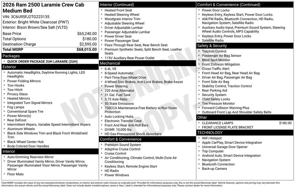 Used 2026 RAM 2500 Laramie image 41