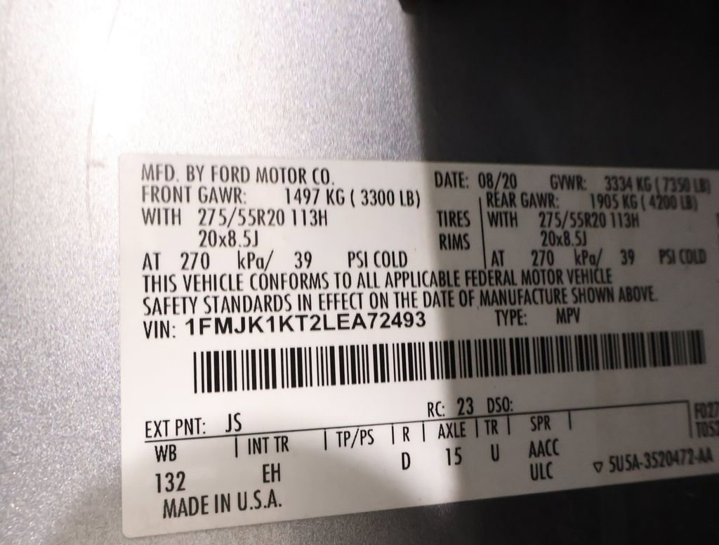 Used 2020 Ford Expedition Max Limited w/ Equipment Group 301A image 13