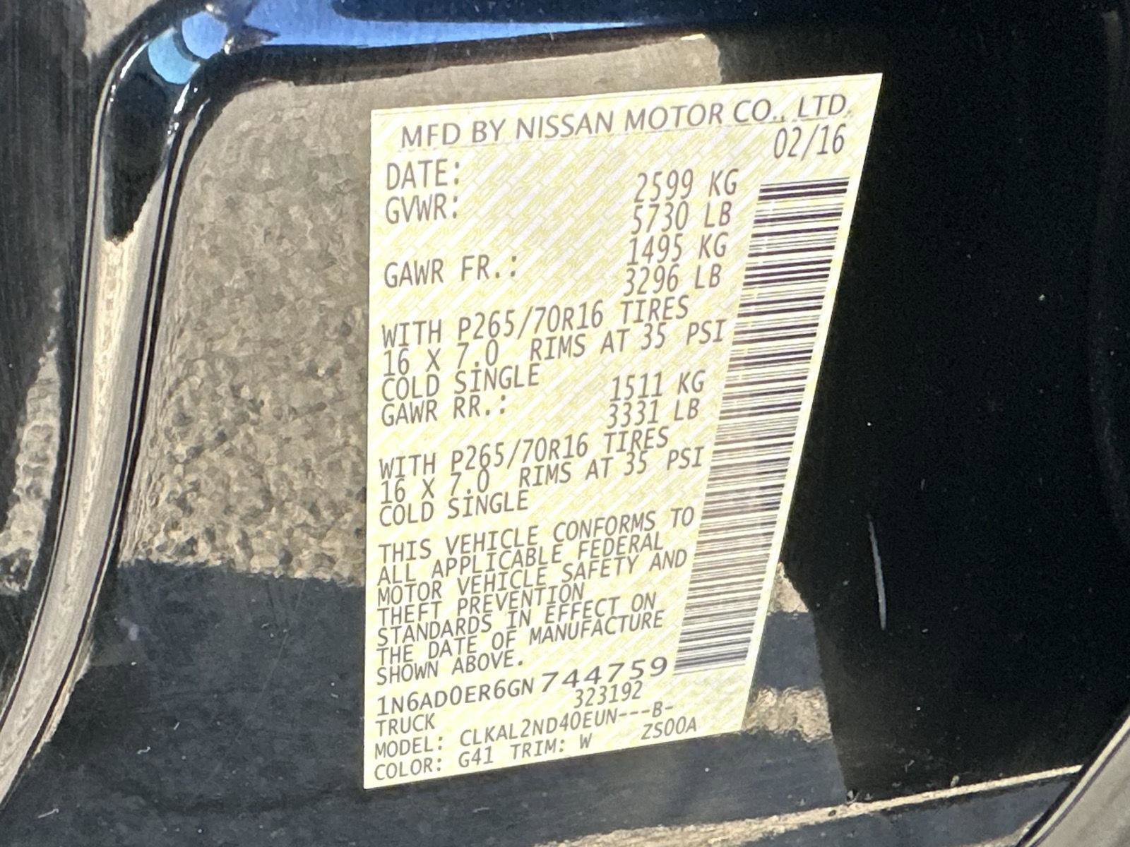 Used 2016 Nissan Frontier SV image 35