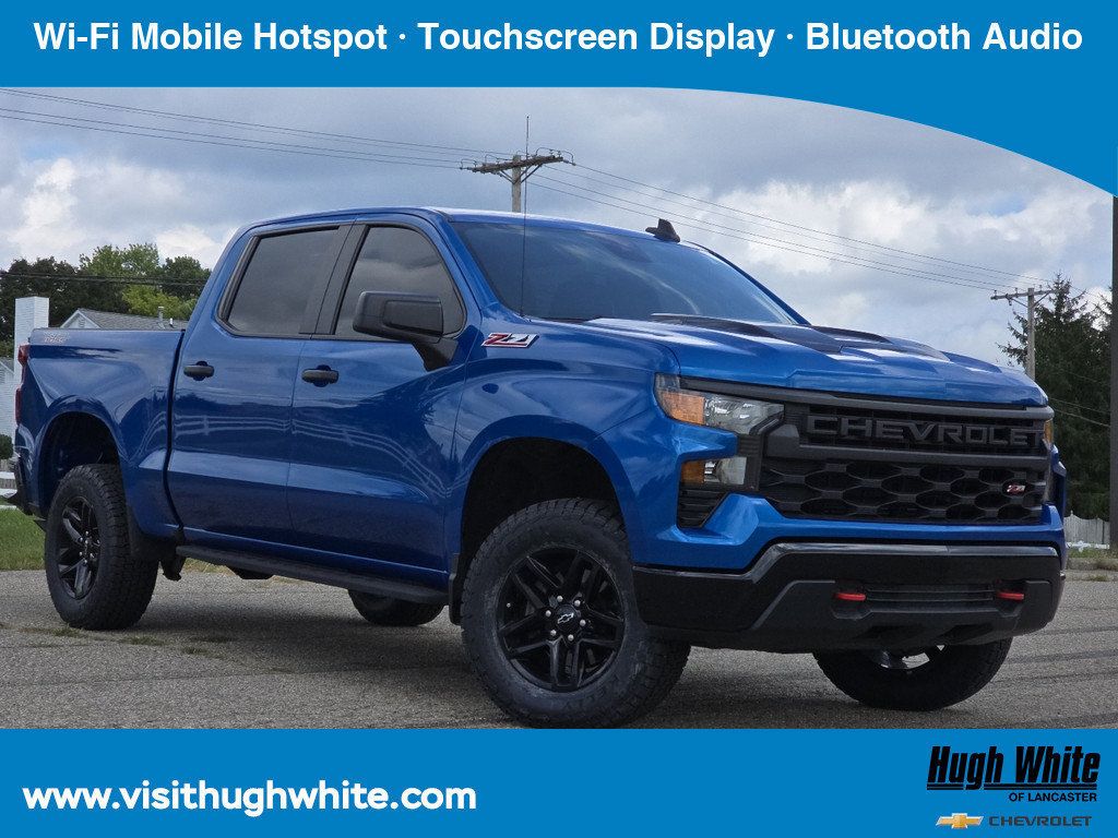 Used 2022 Chevrolet Silverado 1500 Custom Trail Boss w/ LPO, Dark Essentials Package AWD/4WD image 1