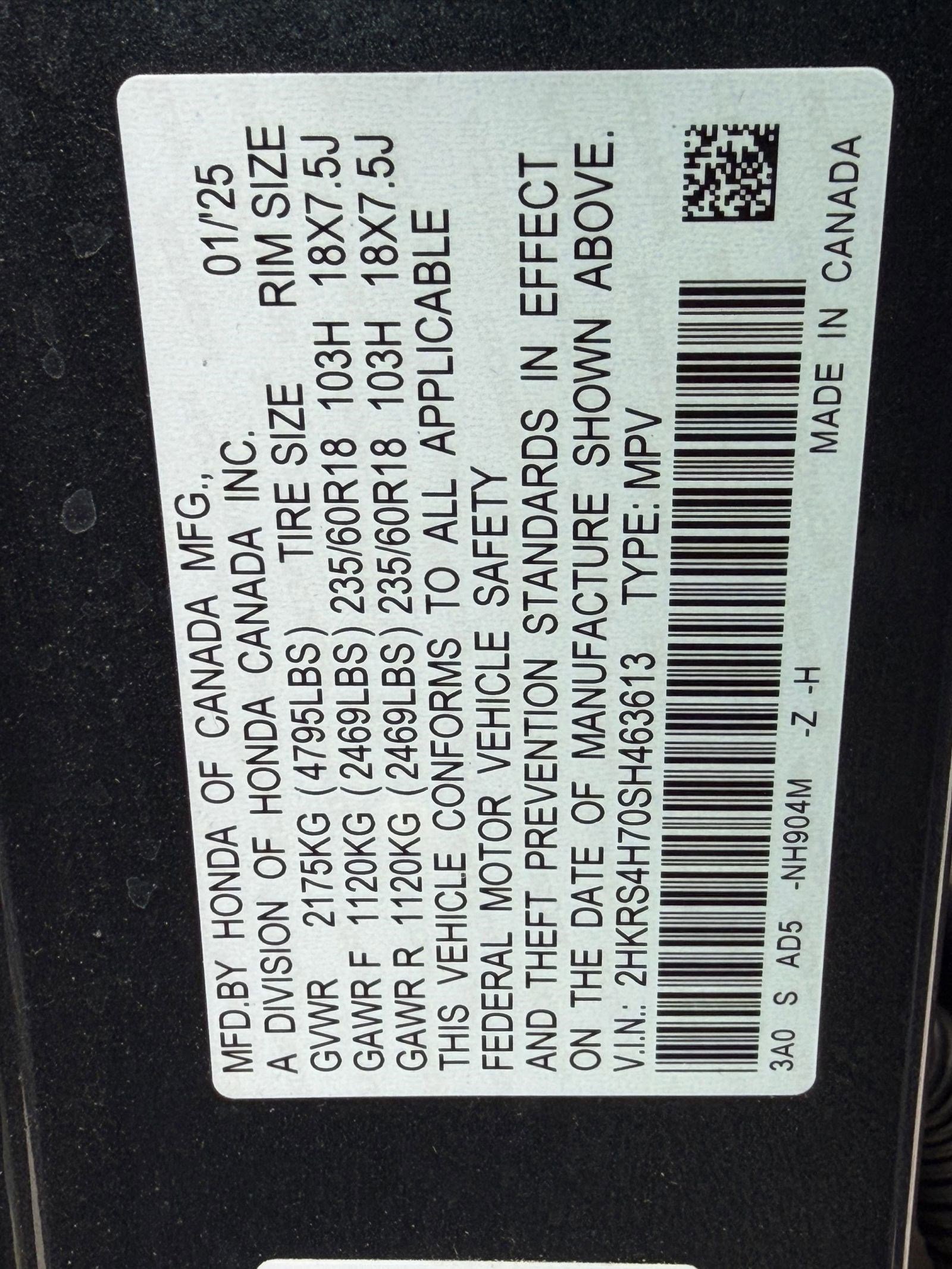 Used 2025 Honda CR-V EX-L image 21