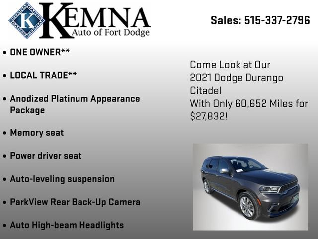 Used 2021 Dodge Durango Citadel image 6