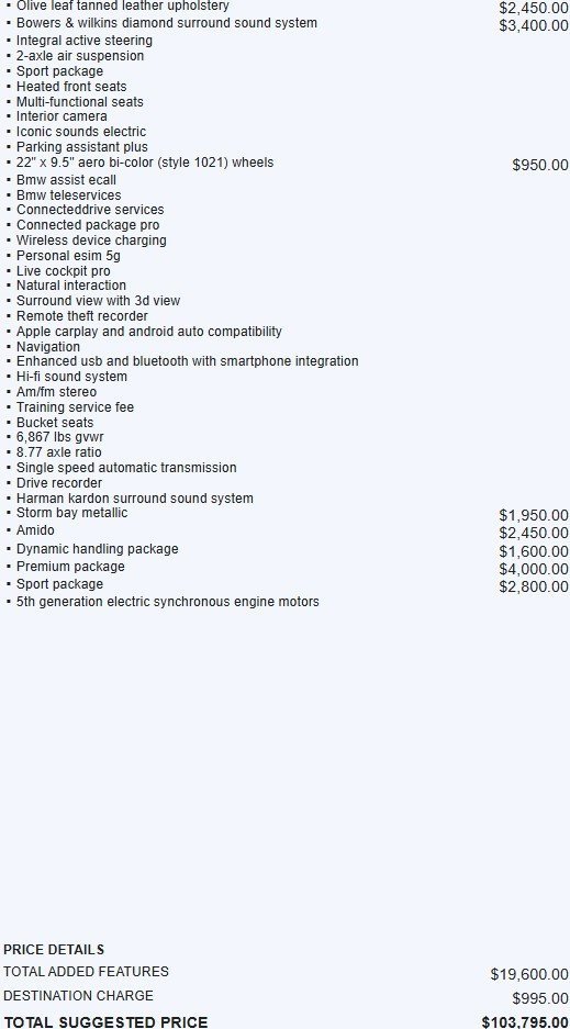 Used 2022 BMW iX xDrive50 w/ Premium Package image 2