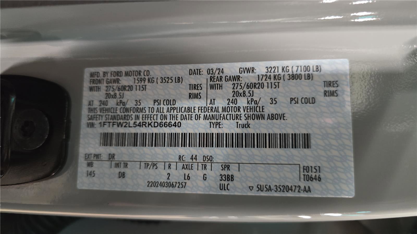 Used 2024 Ford F150 STX w/ STX Black Appearance Package image 30