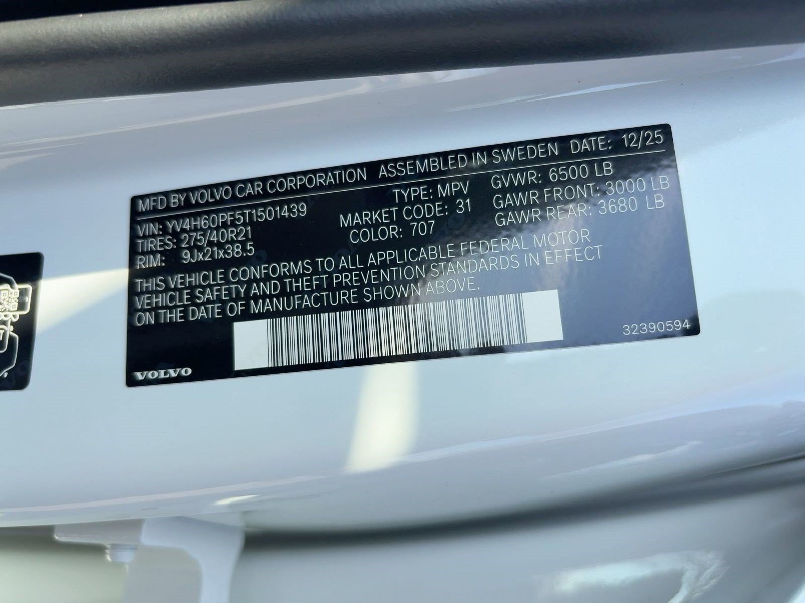 New 2026 Volvo XC90 T8 Ultra w/ Protection Package Premier AWD/4WD image 18
