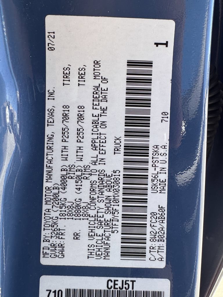 Used 2021 Toyota Tundra SR5 AWD/4WD image 33