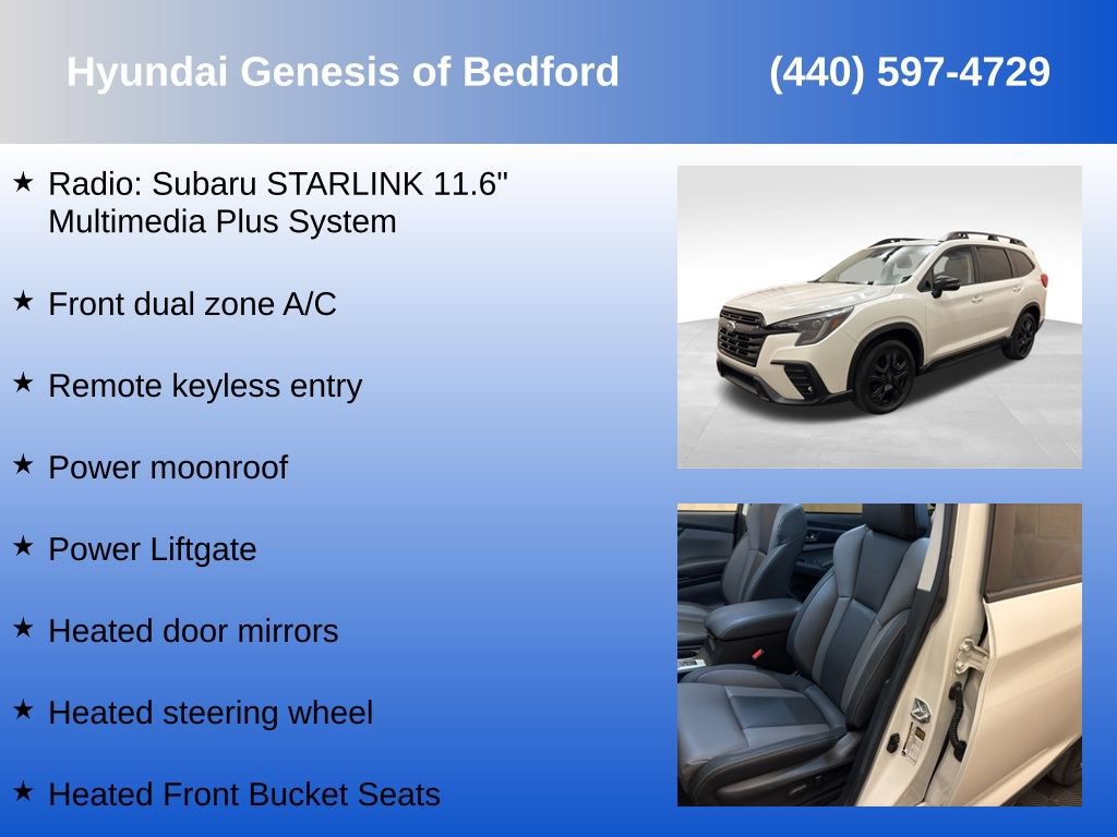 Used 2023 Subaru Ascent Onyx Edition AWD/4WD image 7