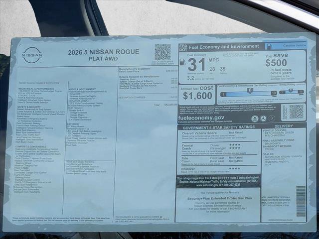 New 2026 Nissan Rogue Platinum AWD/4WD image 17