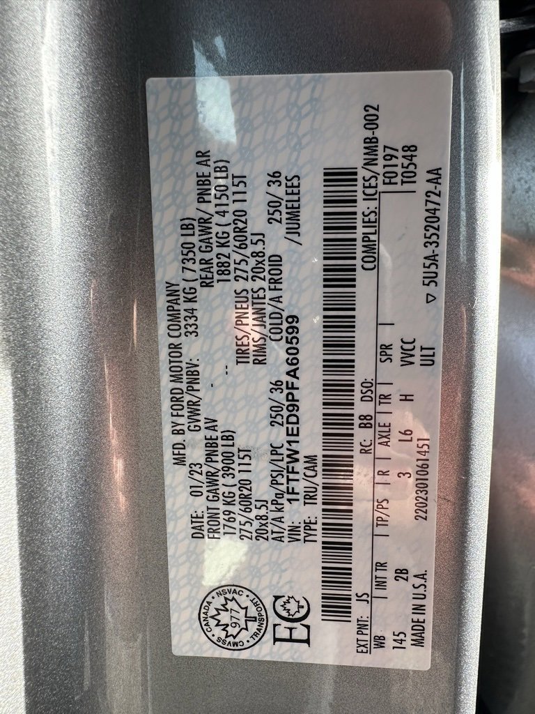 Used 2023 Ford F150 Lariat w/ Equipment Group 502A High image 16