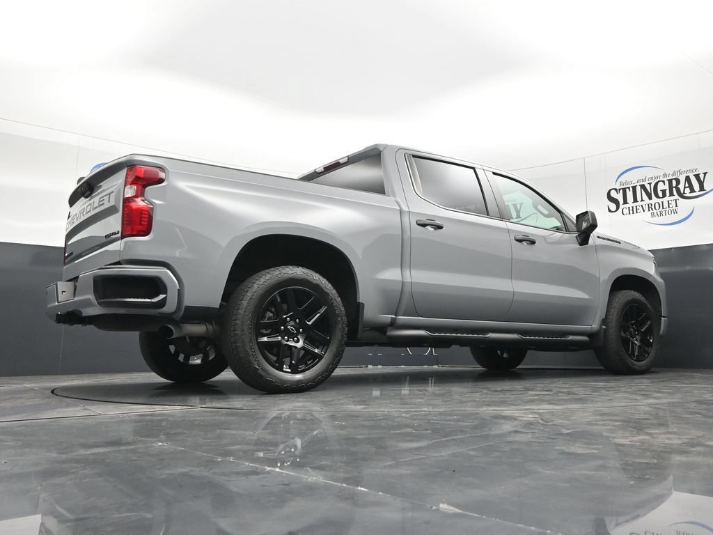 Certified 2024 Chevrolet Silverado 1500 Custom w/ Turbomax Blackout Package RWD image 35