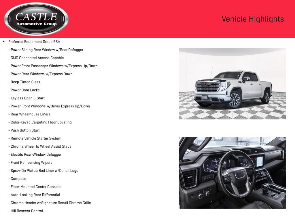 Used 2023 GMC Sierra 1500 Denali w/ Denali Reserve Package AWD/4WD image 3
