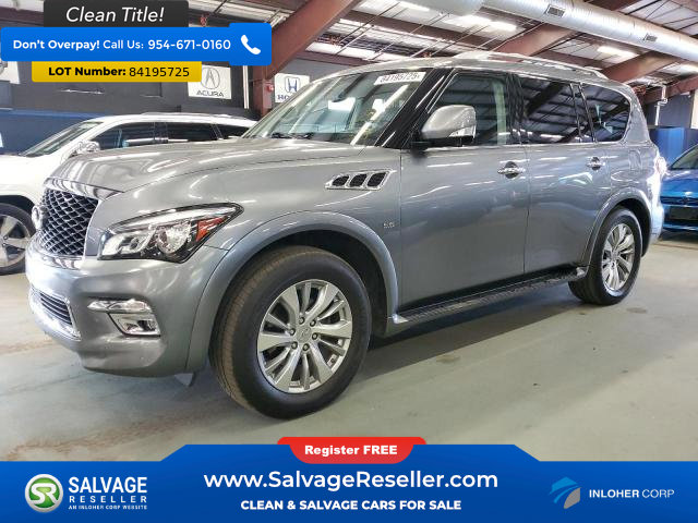 Used 2017 INFINITI QX80 4WD w/ Driver Assistance Package