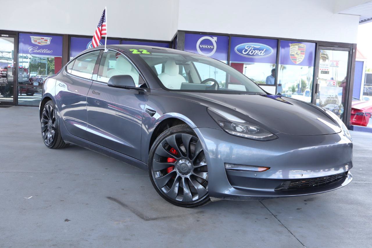 Used 2022 Tesla Model 3 Performance AWD/4WD image 3
