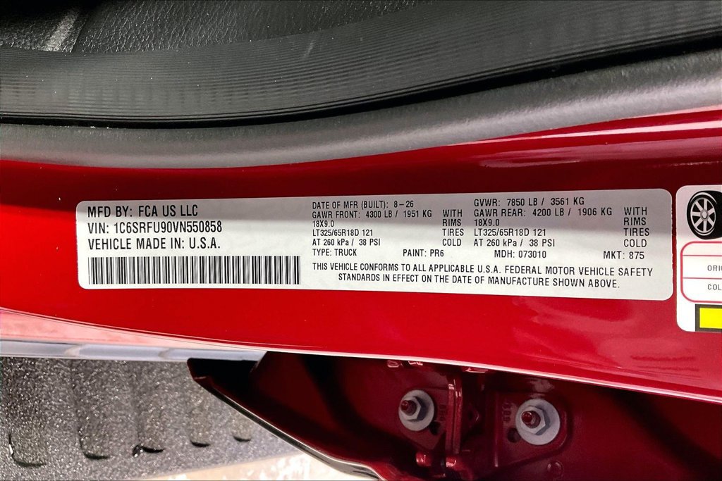 Used 2027 RAM 1500 TRX SRT AWD/4WD image 44