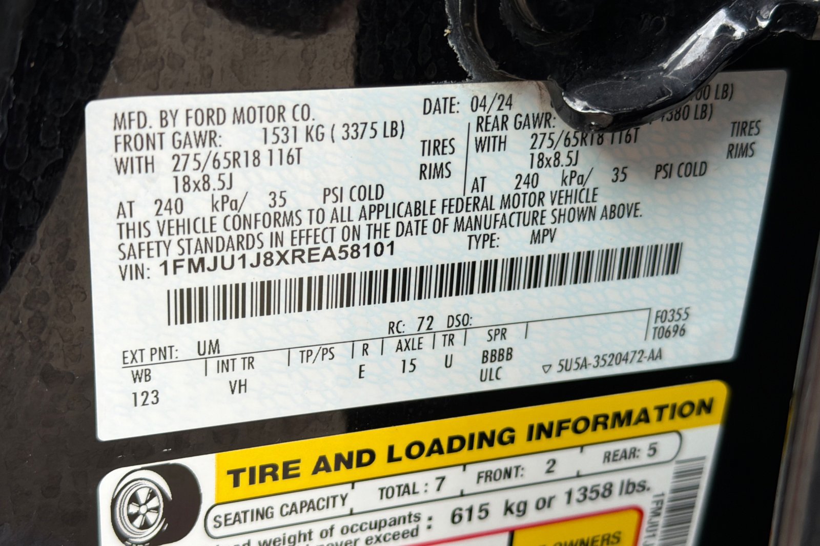 Used 2024 Ford Expedition XLT AWD/4WD image 27