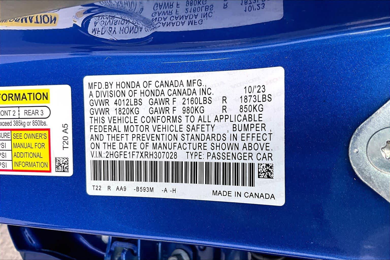 Used 2024 Honda Civic EX image 36