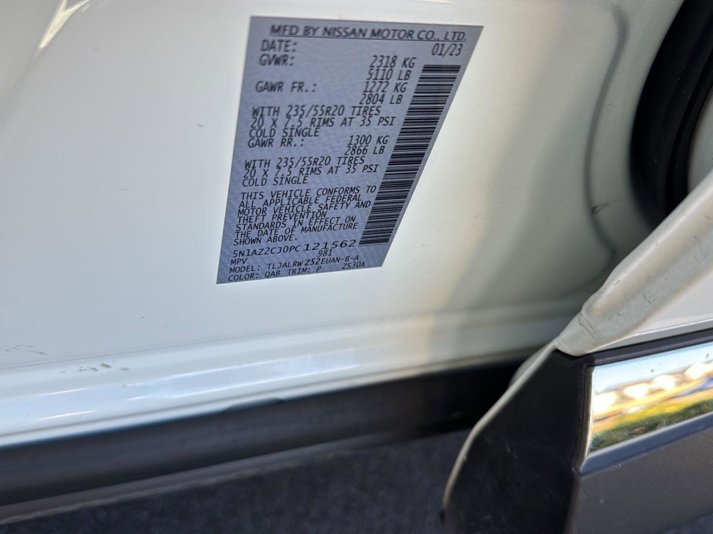 Used 2023 Nissan Murano SL w/ SL Moonroof Package image 37