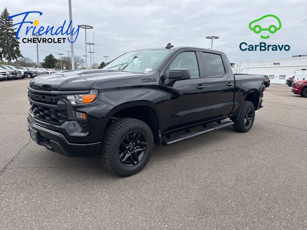 Certified 2024 Chevrolet Silverado 1500 Custom Trail Boss w/ Midnight Edition