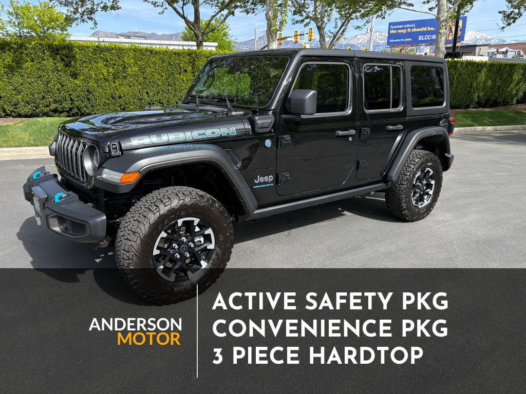 Used 2025 Jeep Wrangler Unlimited Rubicon 4xe w/ Safety Group AWD/4WD image 1
