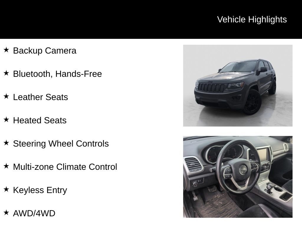 Used 2015 Jeep Grand Cherokee Altitude image 26