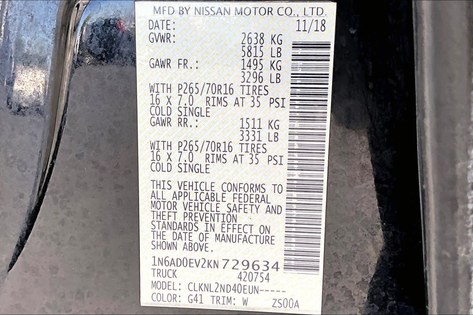 Used 2019 Nissan Frontier SV AWD/4WD image 34