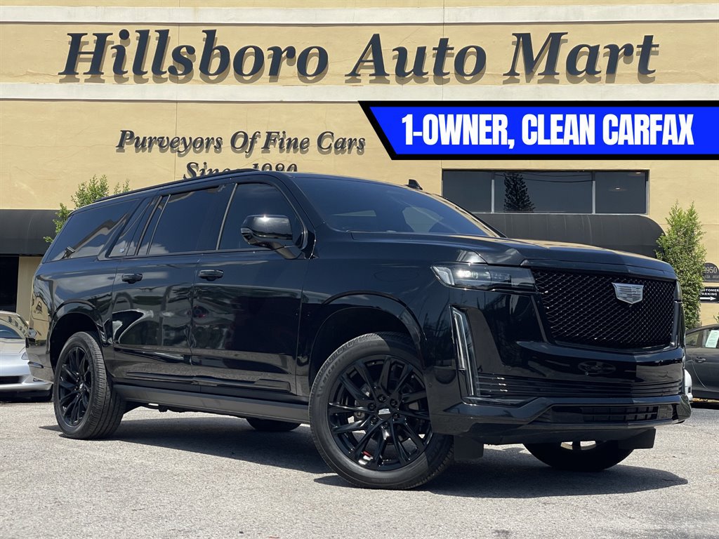 Used 2021 Cadillac Escalade ESV Sport w/ Driver Assist Tech Package AWD/4WD image 2