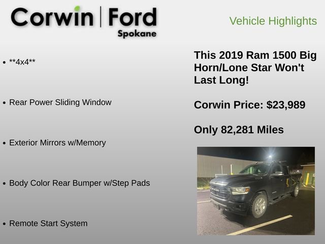 Used 2019 RAM 1500 Big Horn image 17