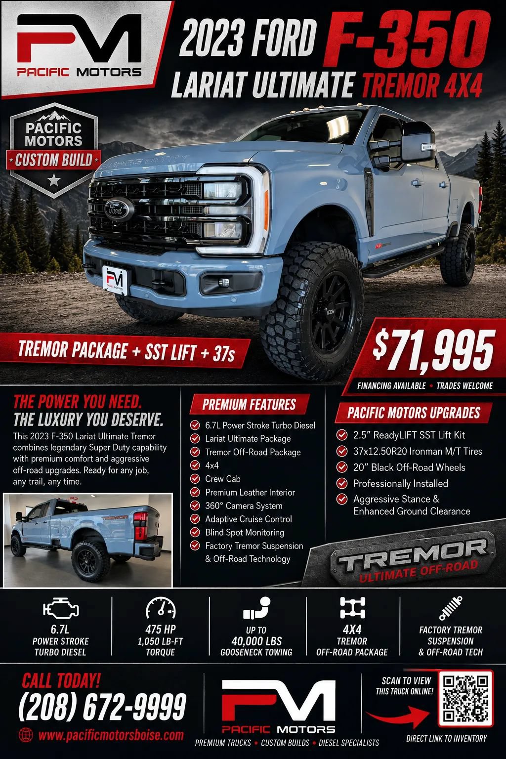 Used 2023 Ford F350 Lariat w/ Lariat Ultimate Package AWD/4WD image 2